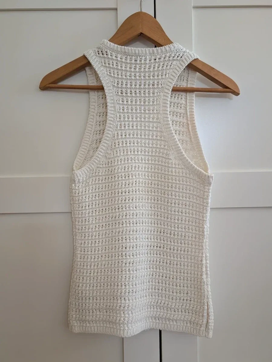 Madewell Crochet-knit Sweater Tank 3