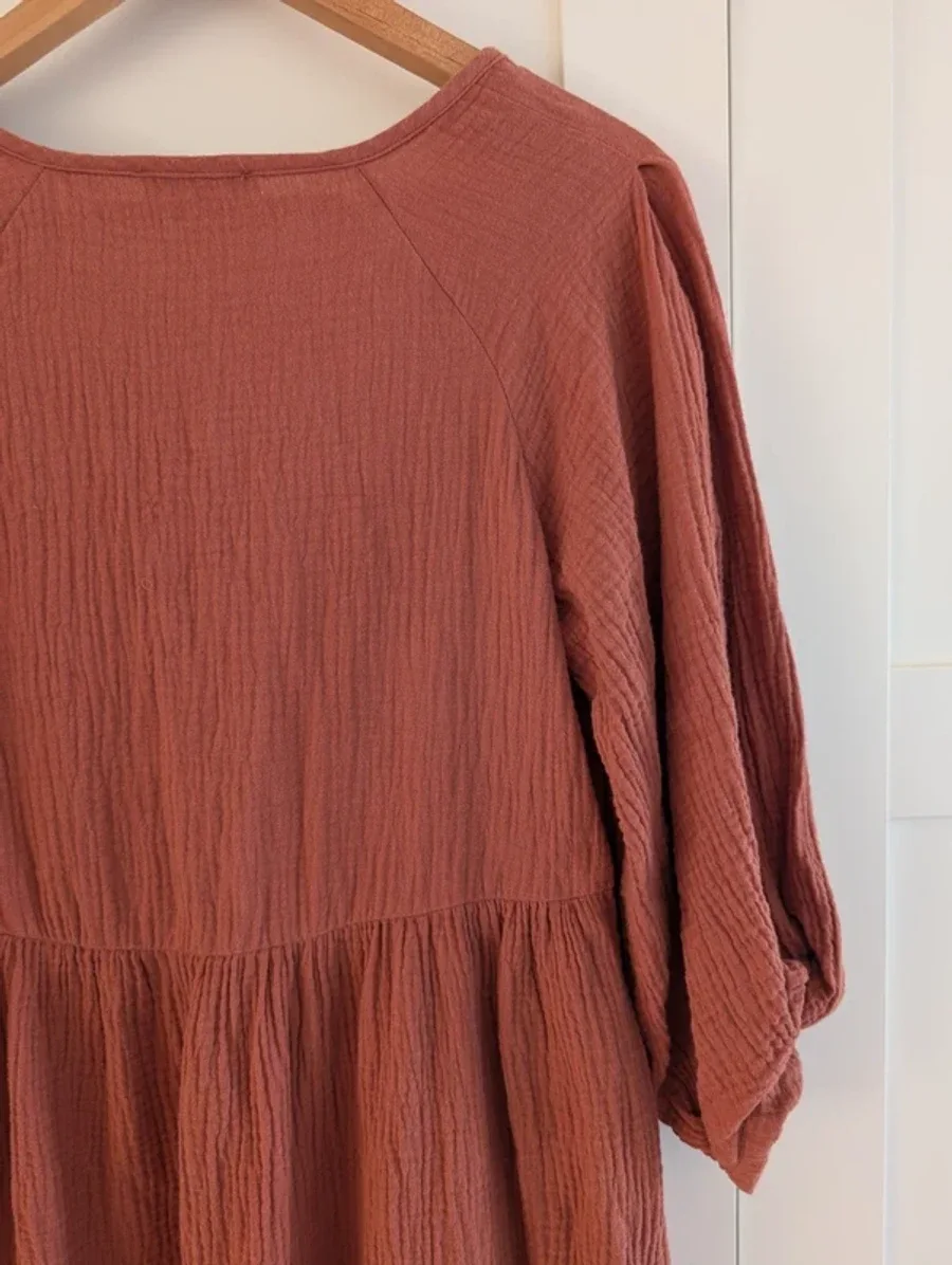 Madewell Marianna Puff-Sleeve Mini Dress 5