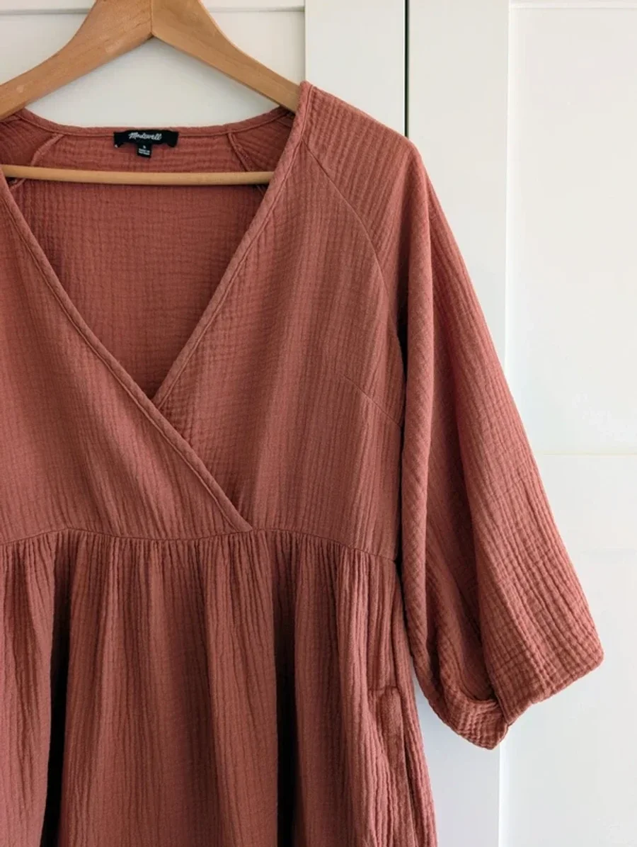 Madewell Marianna Puff-Sleeve Mini Dress 2
