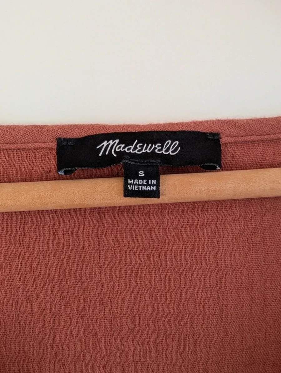 Madewell Marianna Puff-Sleeve Mini Dress 3