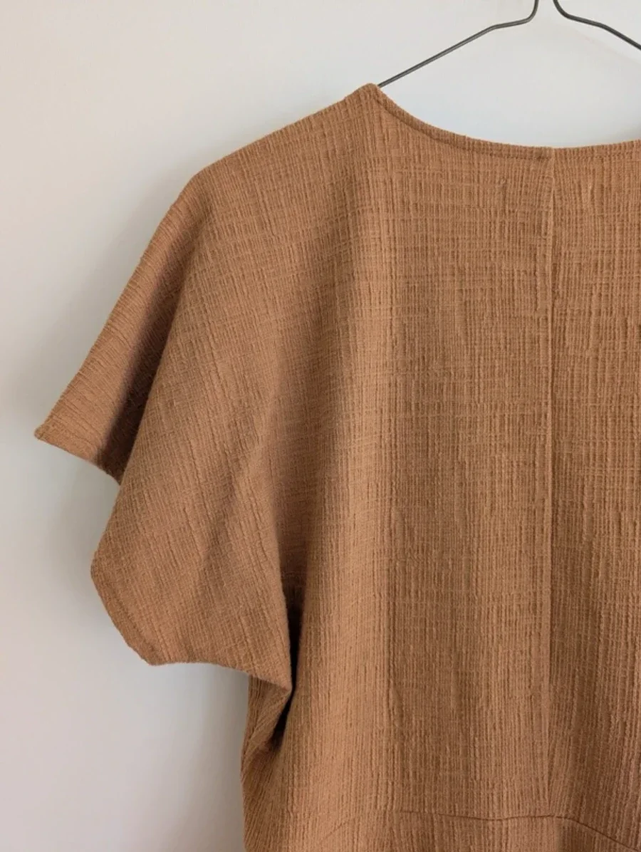 Madewell Cross-Front Flutter-Sleeve Minidress 4