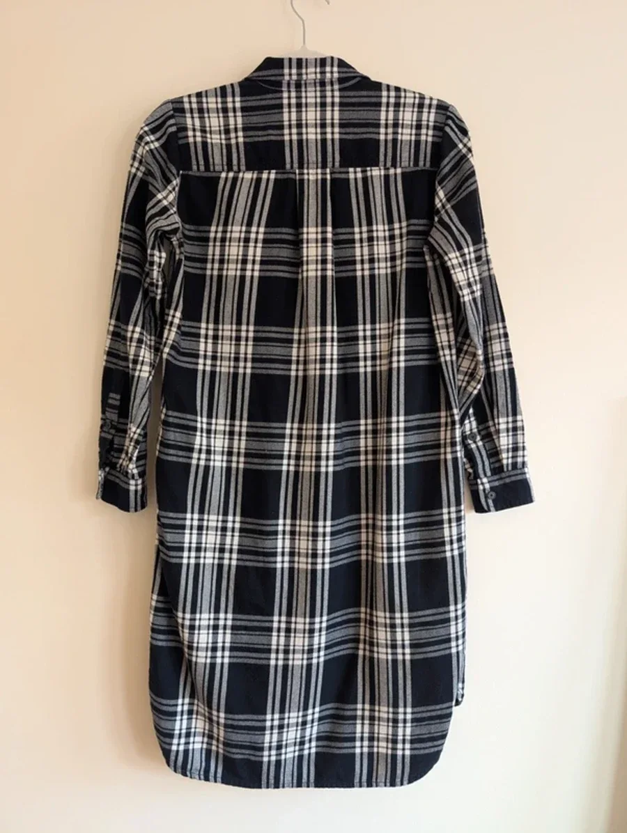 Madewell Daywalk Flannel Shirtdress 5