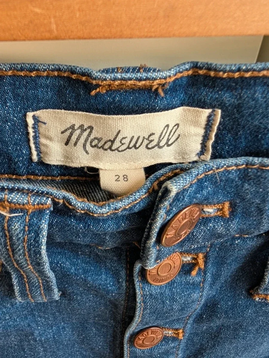 Madewell Denim Mini Skirt 2