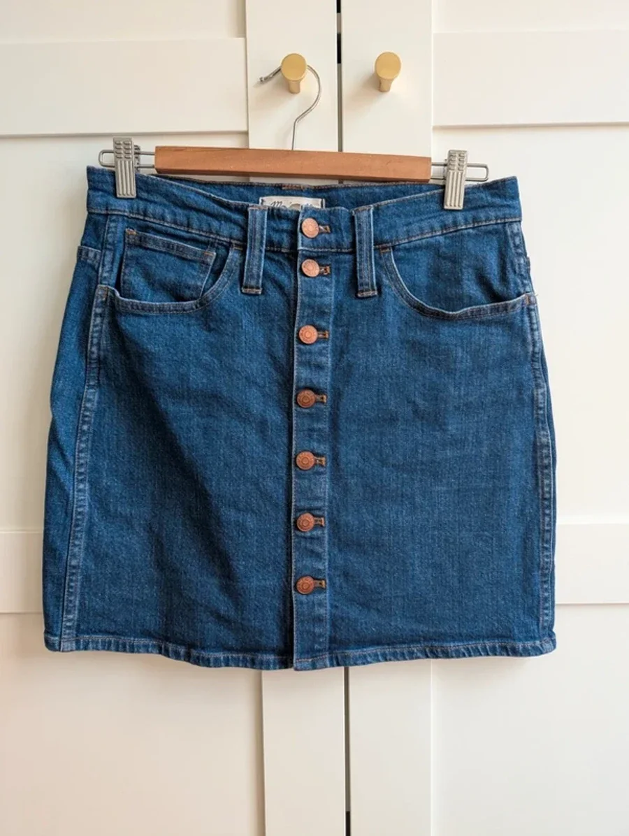 Madewell Denim Mini Skirt 1