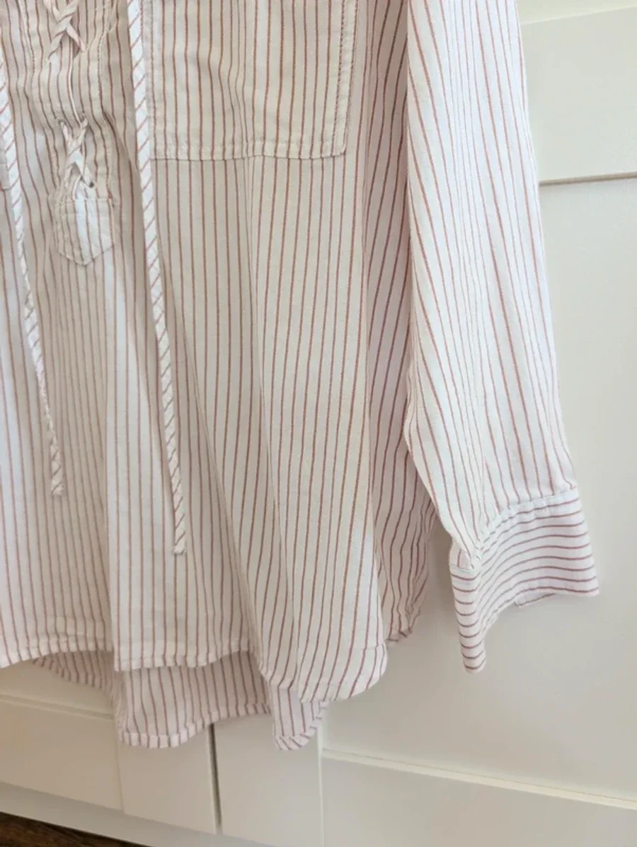 Madewell Terrace Lace-Up Shirt 3