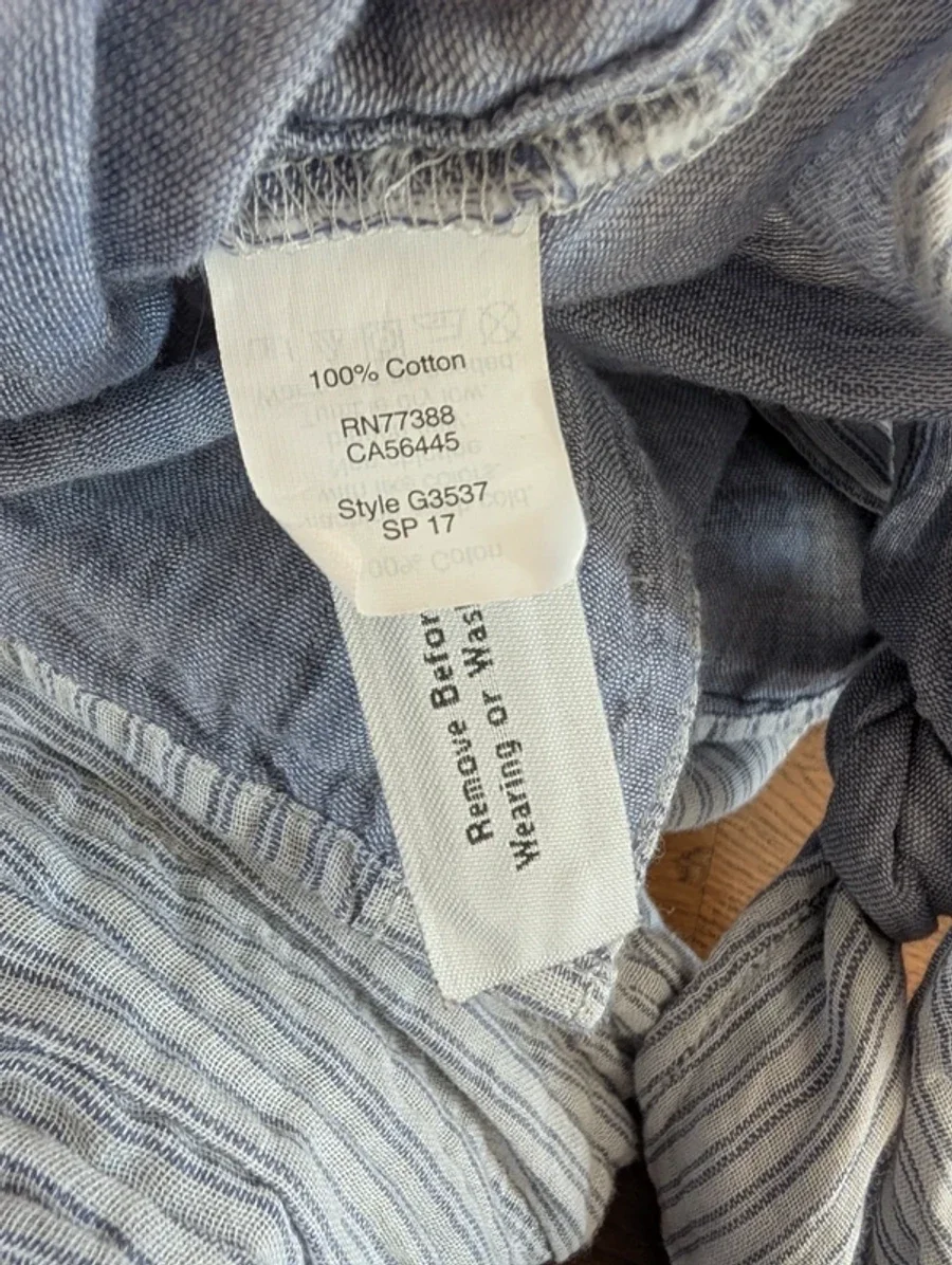 Madewell Tie Back Shirt 5