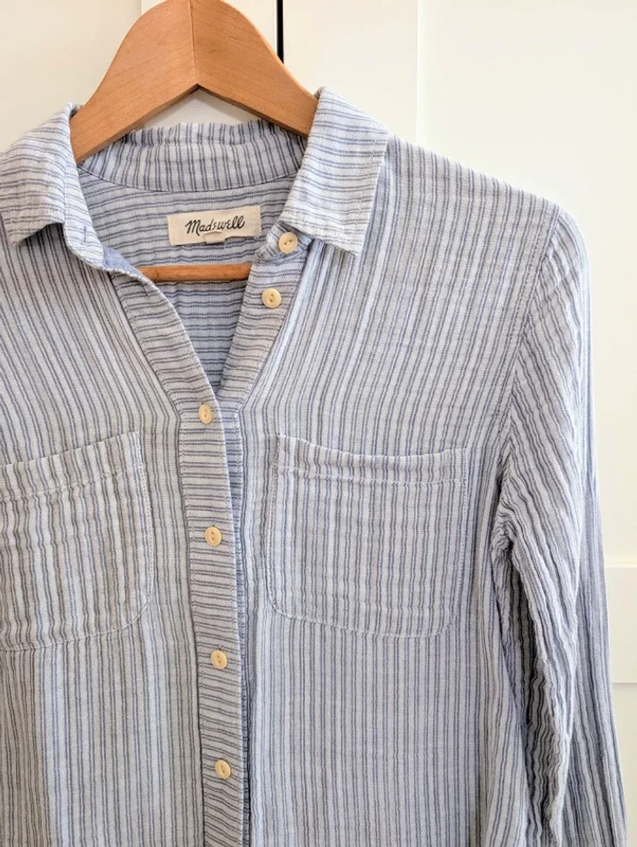 Madewell Tie Back Shirt 2