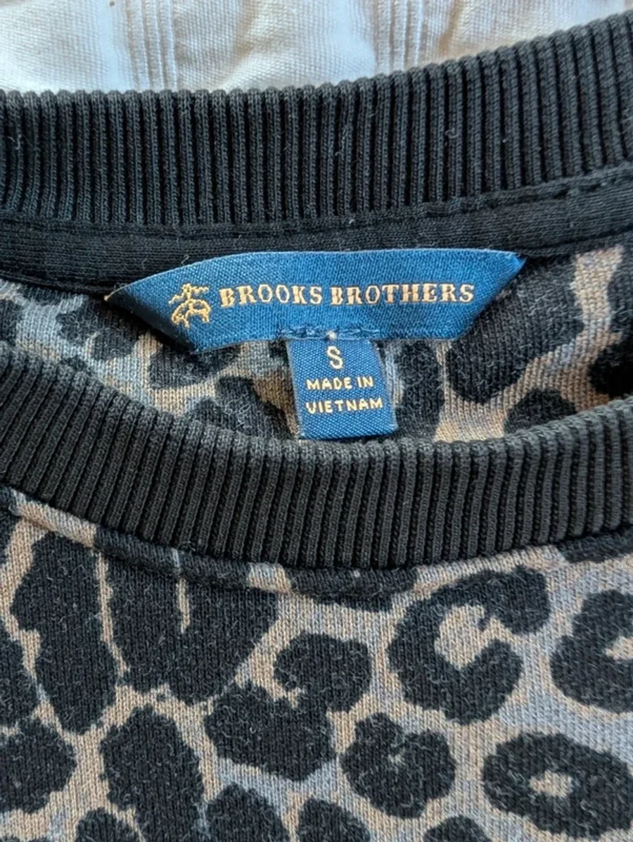 Brooks Brothers Cheetah Sweater 2